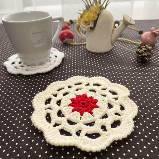 Free Bloom Circle Coaster Crochet Pattern: Easy and Creative DIY Project for Beginners